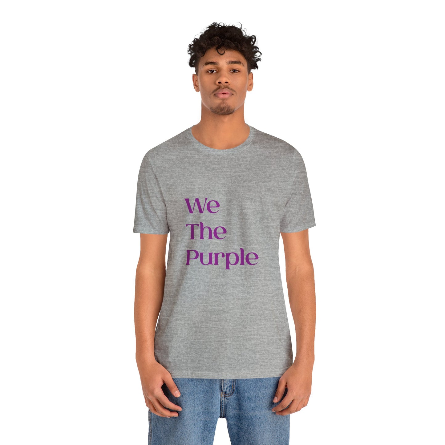 We The Purple™ Logotype Tee Unisex Jersey Short Sleeve Tee