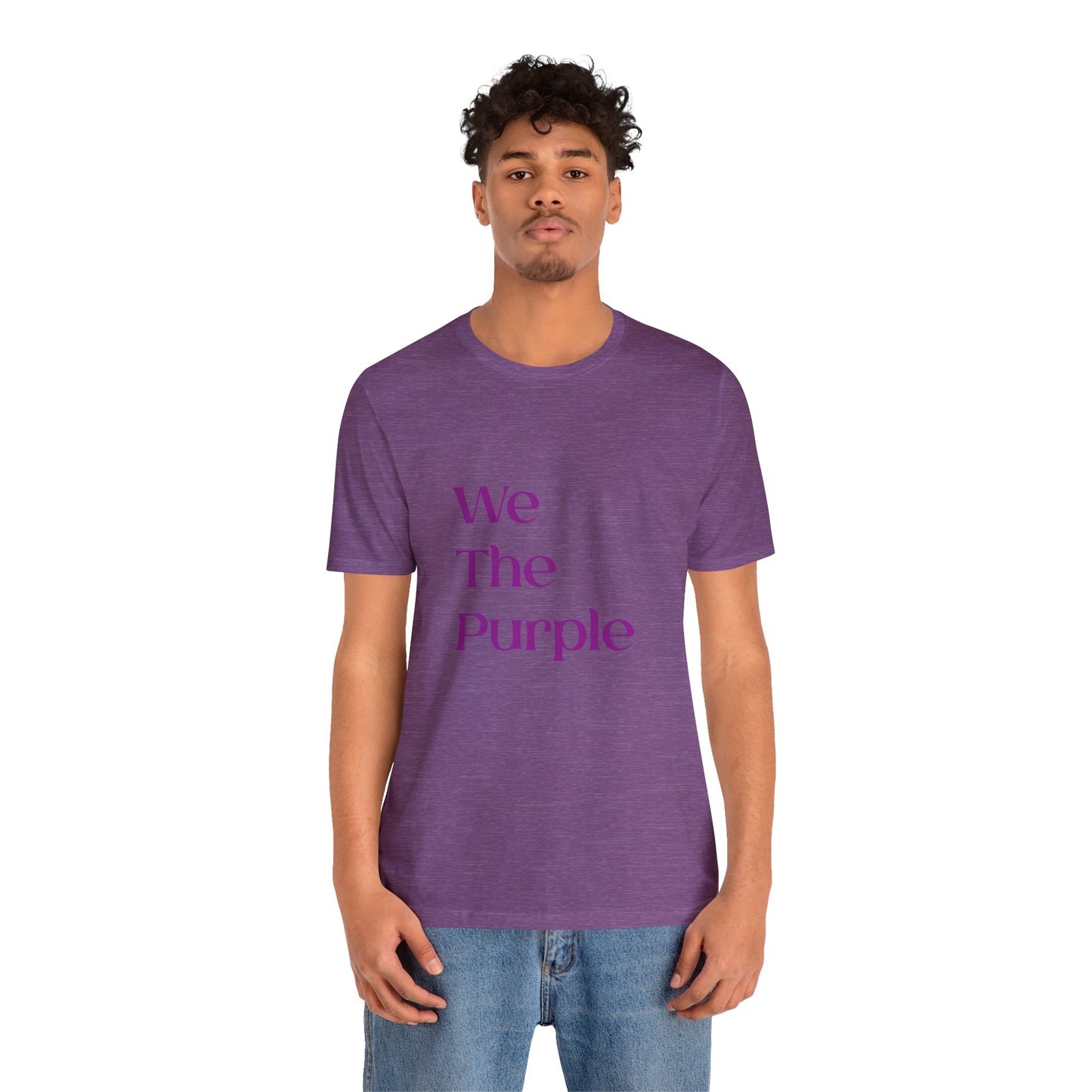 We The Purple™ Logotype Tee Unisex Jersey Short Sleeve Tee