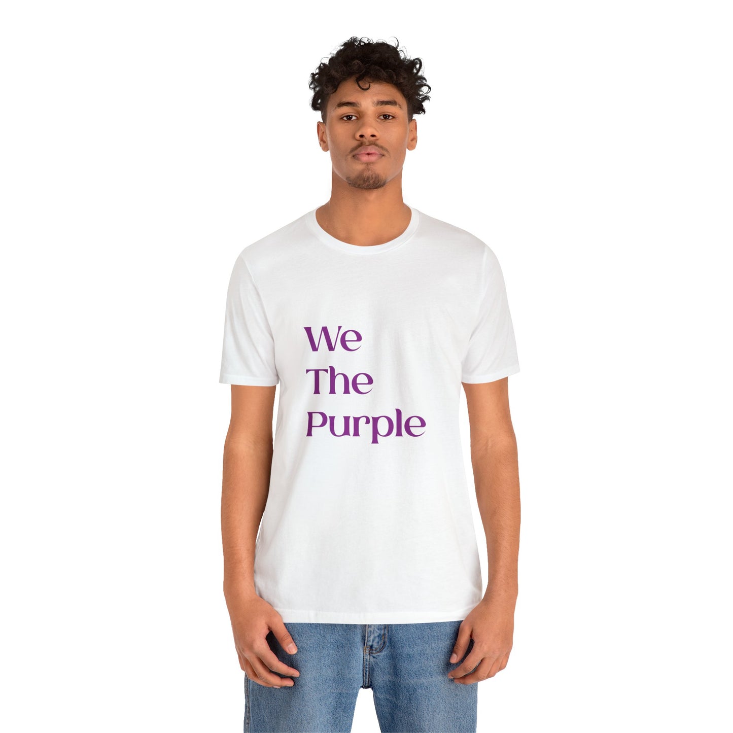 We The Purple™ Logotype Tee Unisex Jersey Short Sleeve Tee