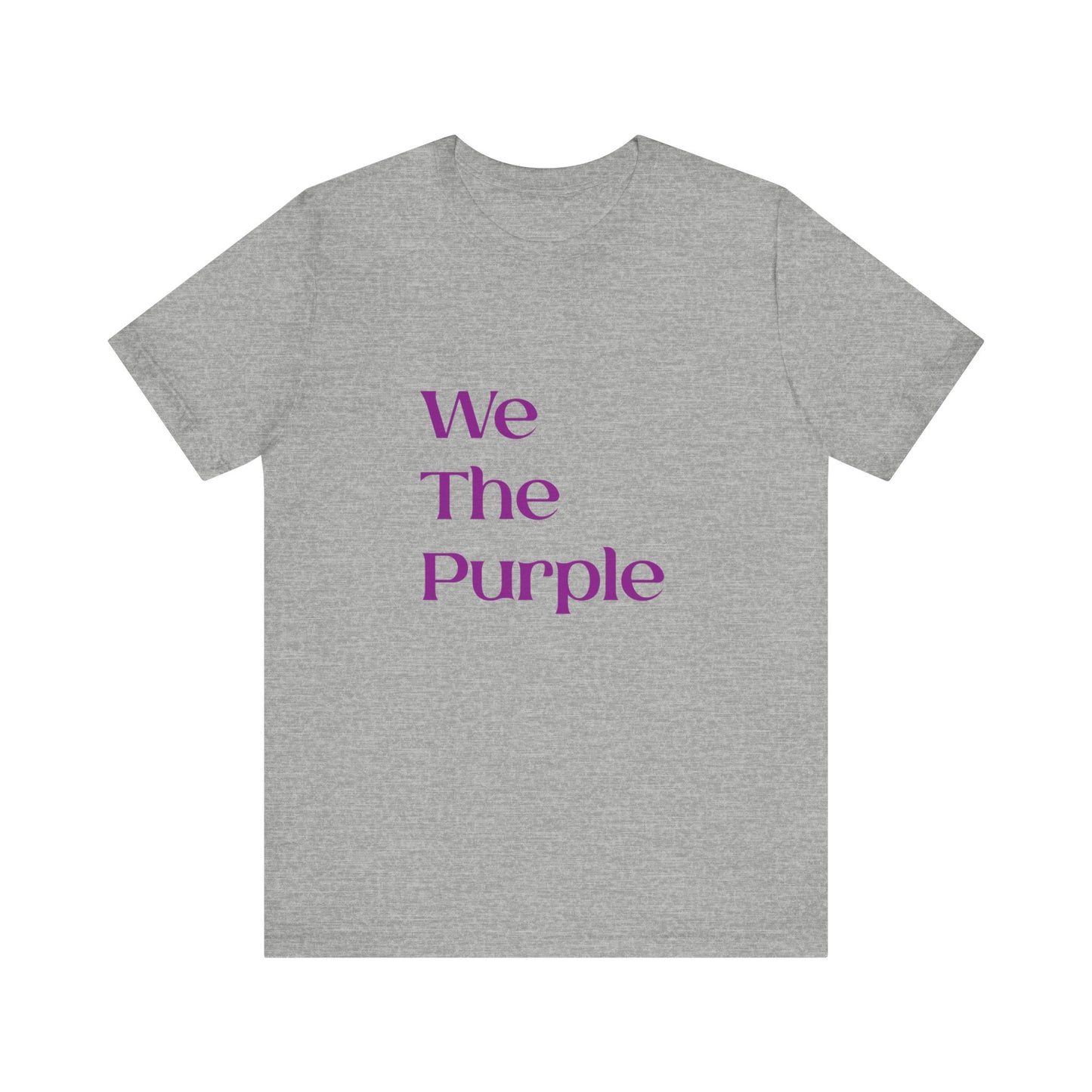 We The Purple™ Logotype Tee Unisex Jersey Short Sleeve Tee