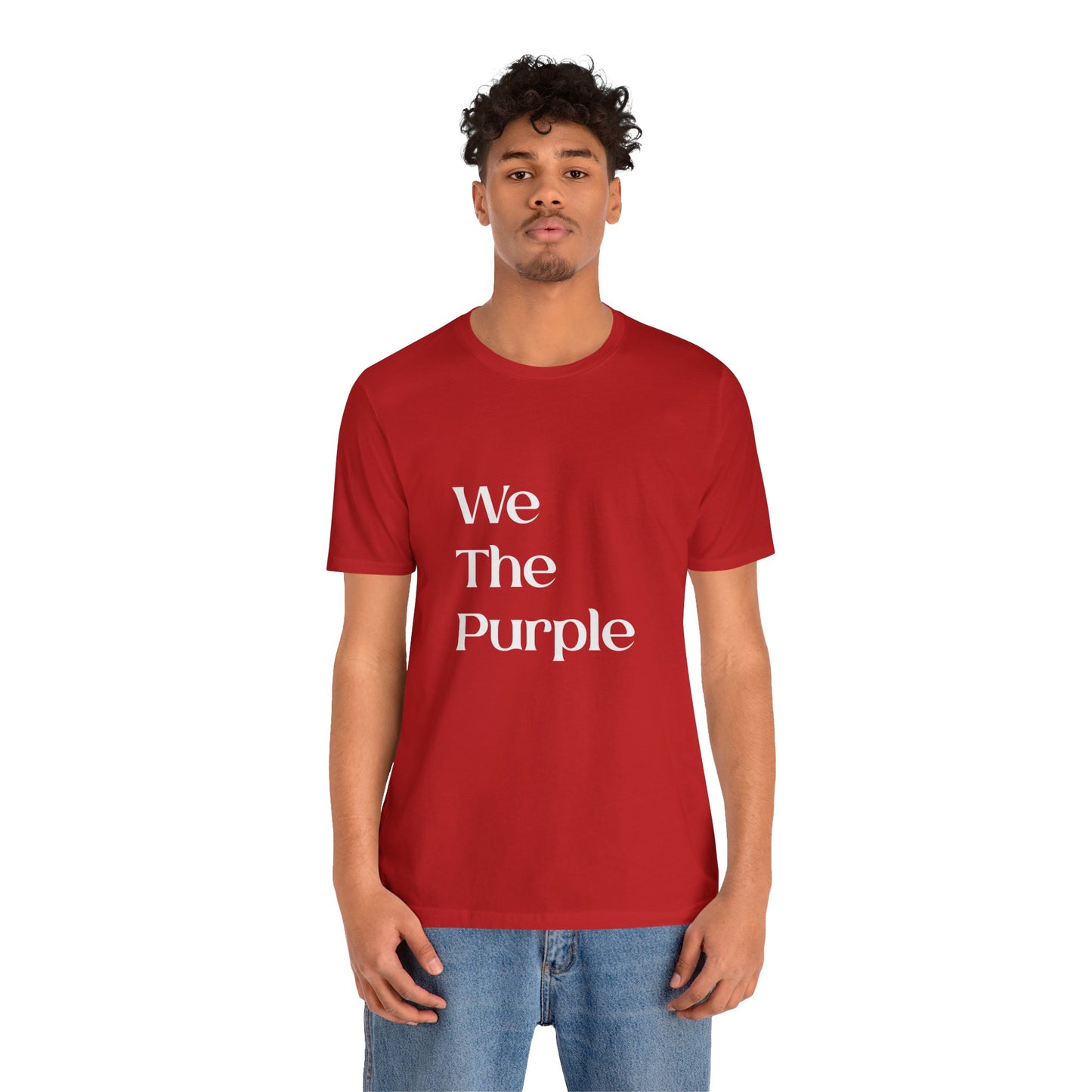 We The Purple™ Logotype Tee Unisex Jersey Short Sleeve Tee