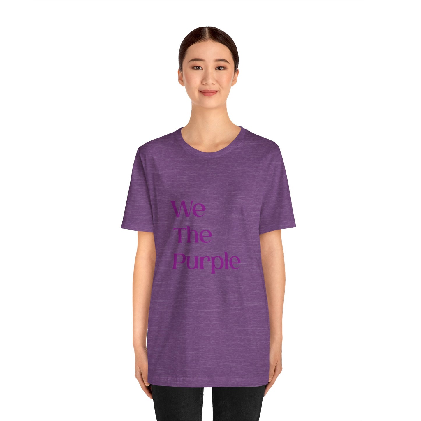 We The Purple™ Logotype Tee Unisex Jersey Short Sleeve Tee