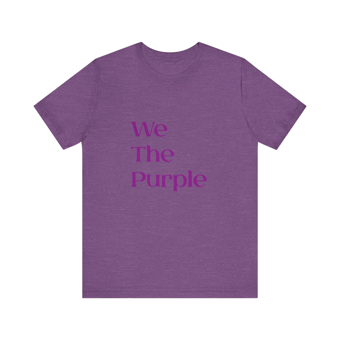 We The Purple™ Logotype Tee Unisex Jersey Short Sleeve Tee