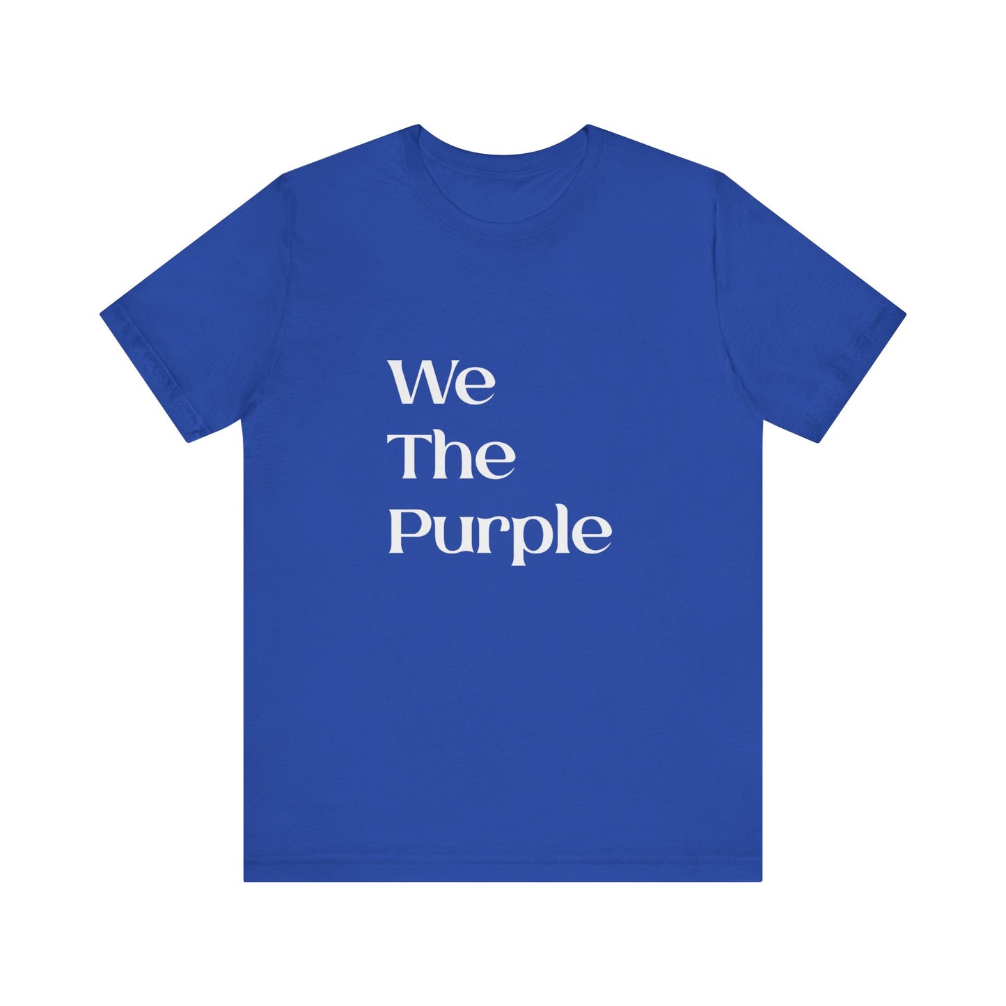 We The Purple™ Logotype Tee Unisex Jersey Short Sleeve Tee