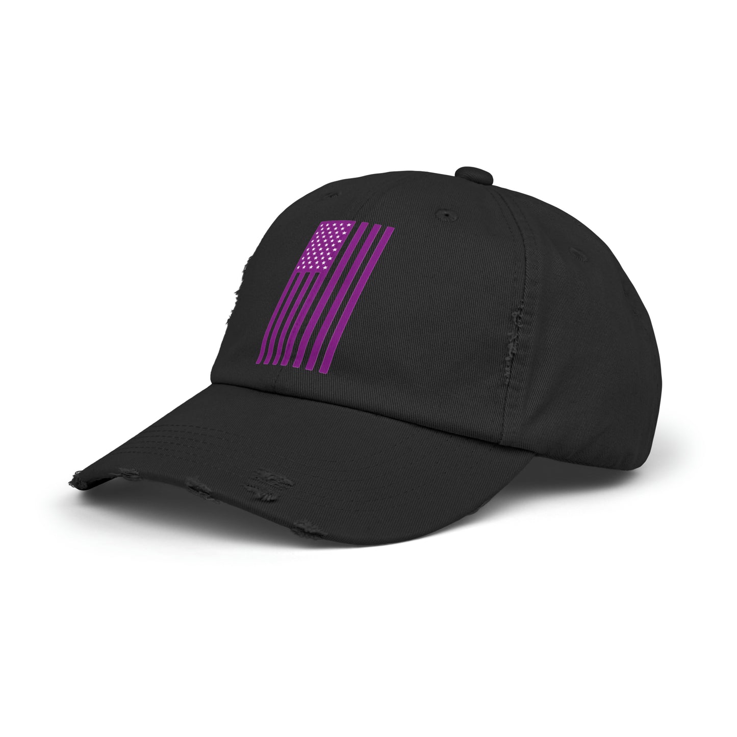 Purple States of America Unisex Distressed Cap