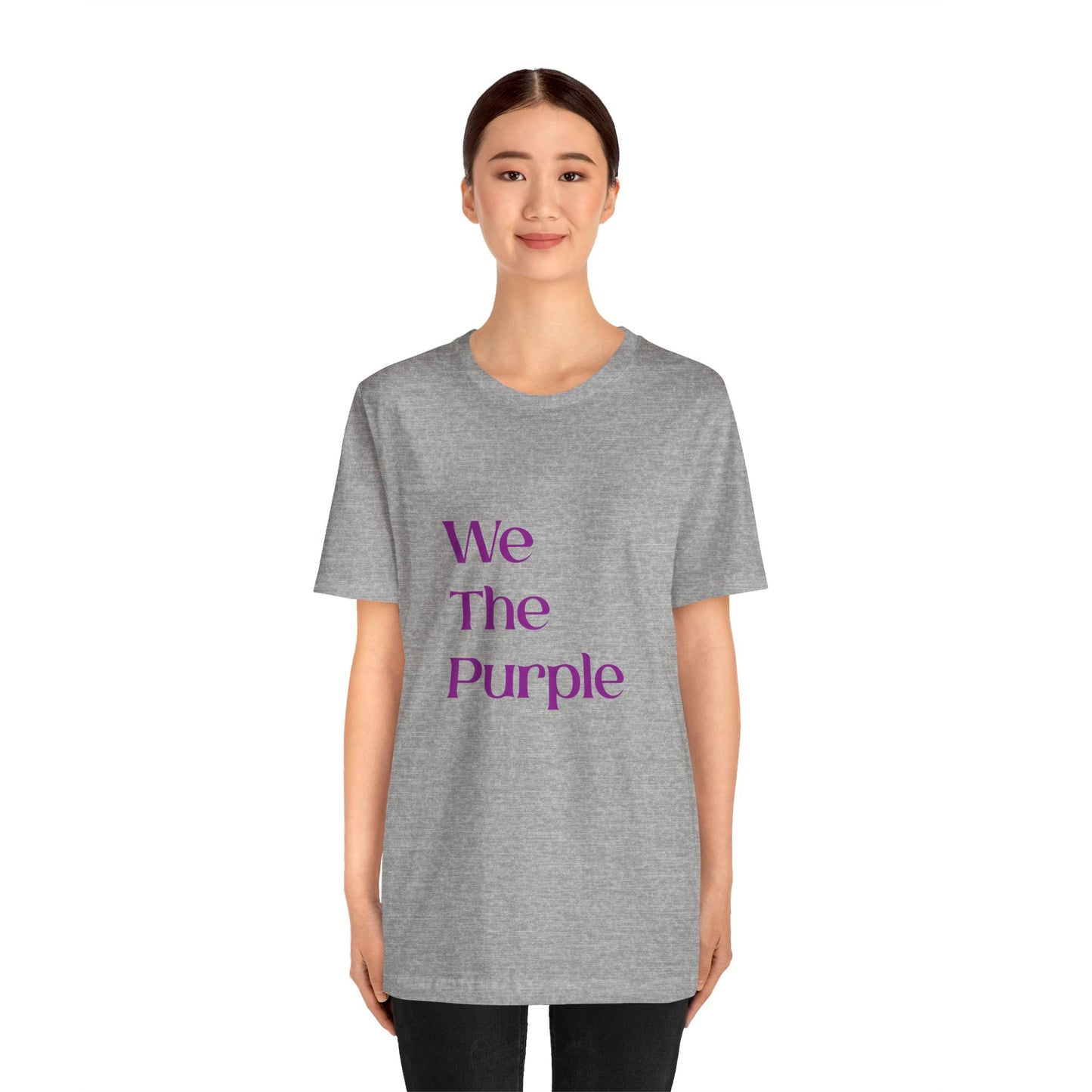 We The Purple™ Logotype Tee Unisex Jersey Short Sleeve Tee