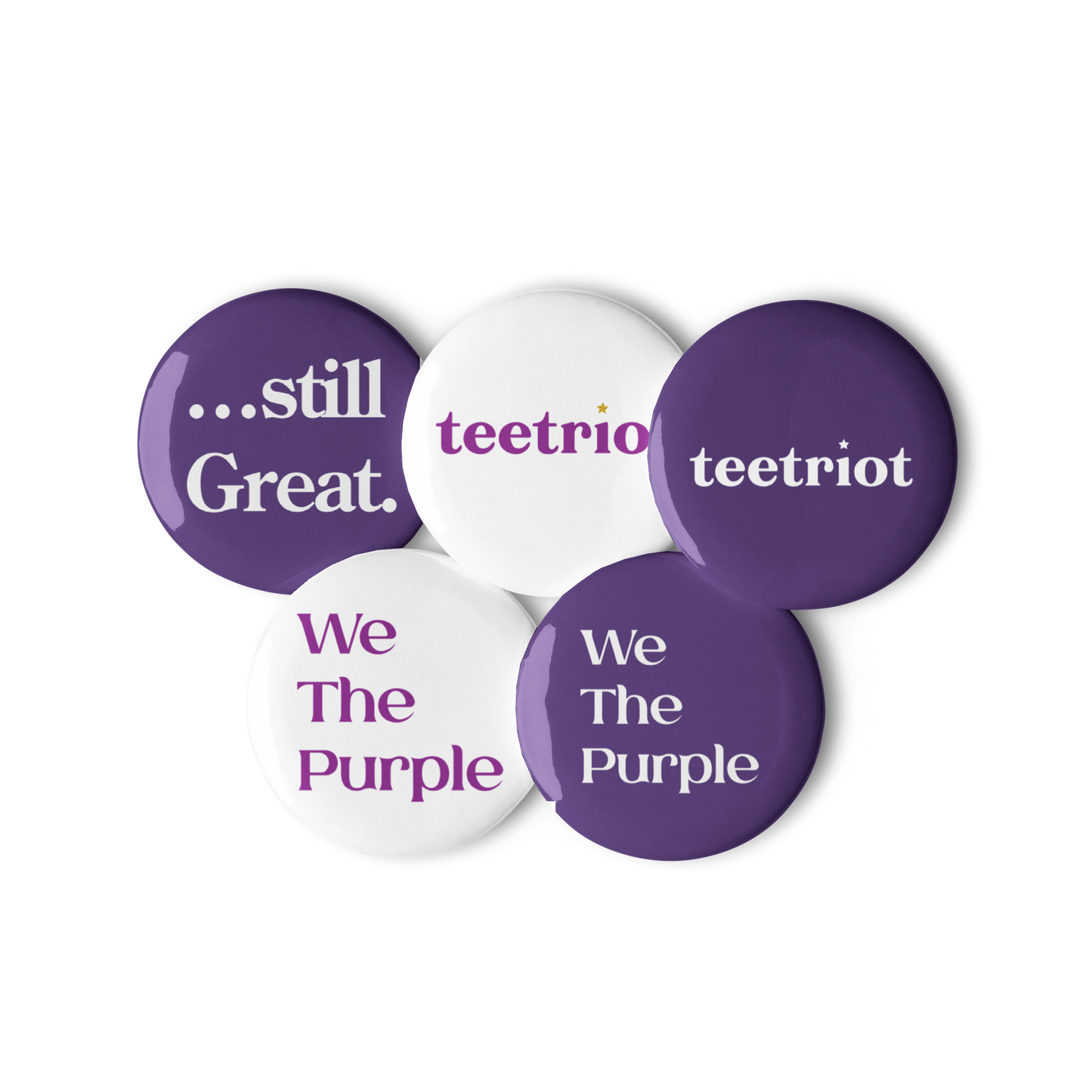 Teetriot™ Set of pin buttons