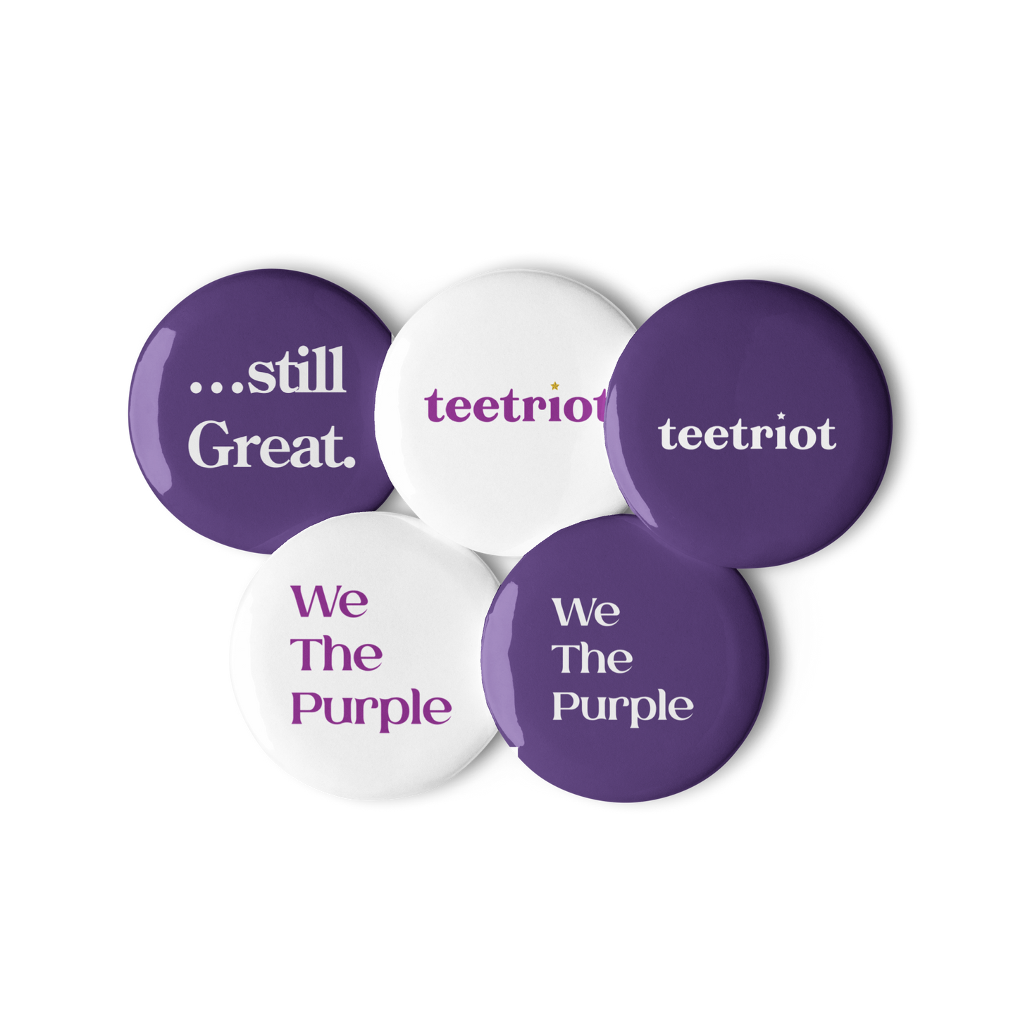 Teetriot™ Set of pin buttons