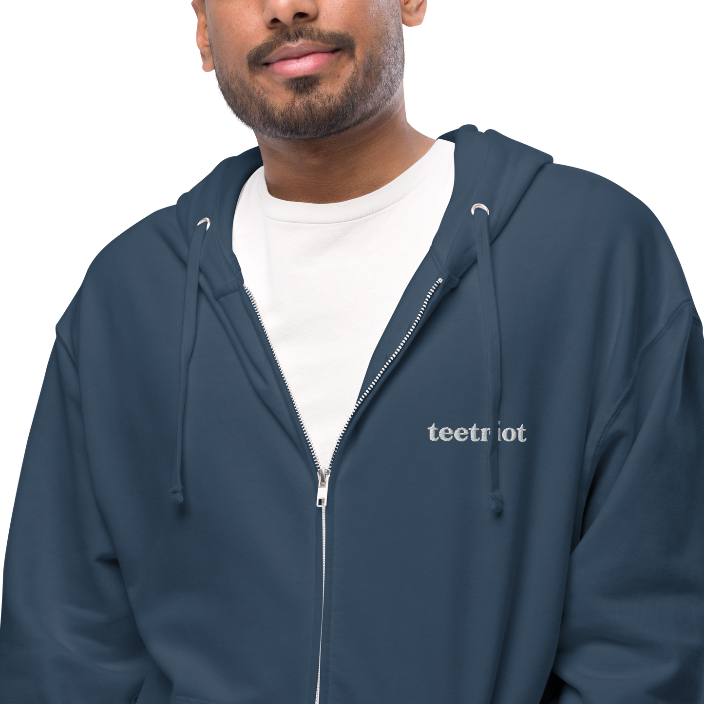 Teetriot™ Unisex fleece zip up hoodie