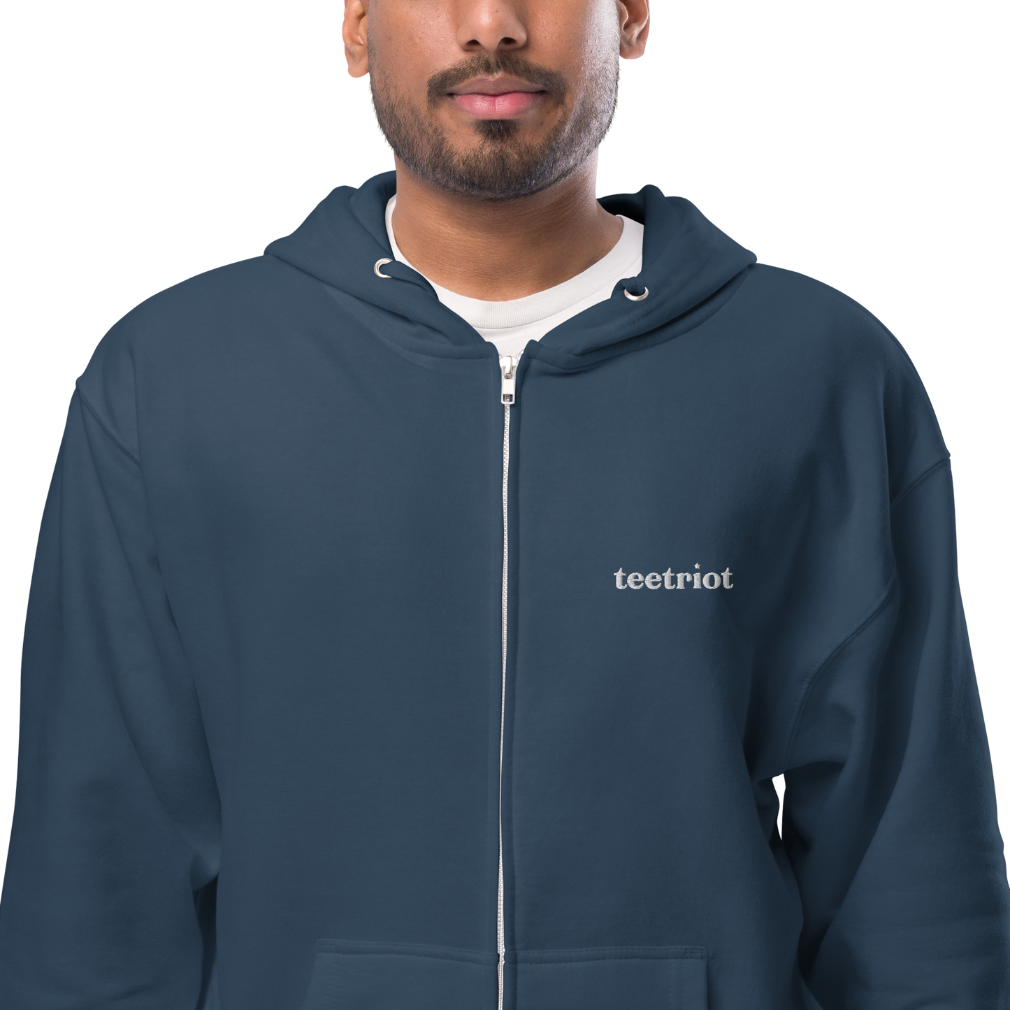 Teetriot™ Unisex fleece zip up hoodie